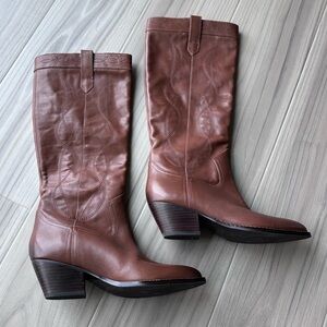 Marc Fisher Leather Cowboy Boots